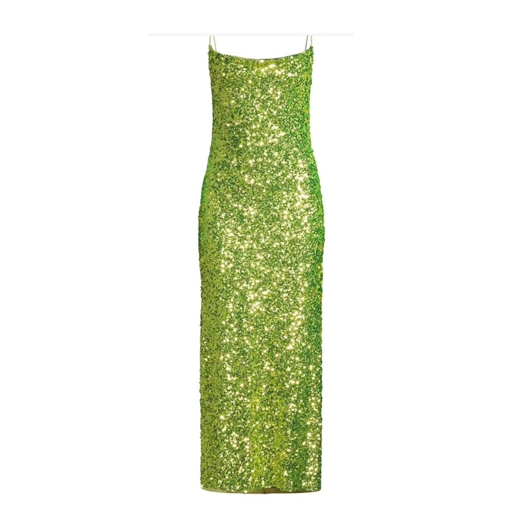 NWOT-Sachin + Babi Green Sequin Gown-Like new!